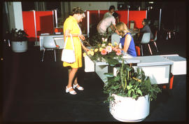 Johannesburg, February 1974. SAS Travel Bureau at railway station. [D Dannhauser]