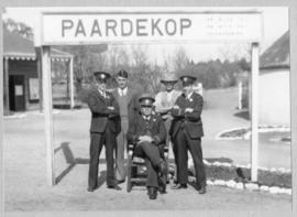 Volksrust district, 1941. Perdekop station staff.