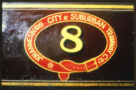 Johannesburg. Logo of 'City and Suburban Tramway Co'.