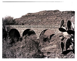 "Aliwal North district, 1963. Barkly bridge over the Kraai River."