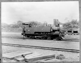 NGR Kitson No 9, built as a 2-6-0T, rebuilt at Durban to 4-6-0T and renumbered No 509. It was scr...