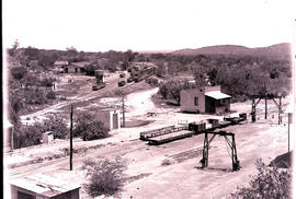 Tsumeb district, South-West Africa. OMEG railway at Otavi mine.