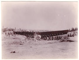 Circa 1900. Anglo-Boer War. Kromellenburg Spruit with two 50' spans.