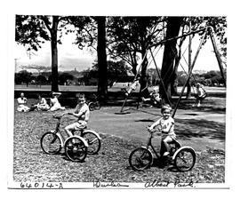 Durban, 1955. Children playing in Albert Park.