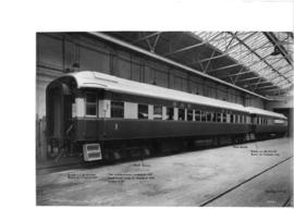 January 1939. SAR type C-31-B first class main line coach for Blue Train.