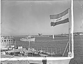 Port Elizabeth, 1957. Patrol boats in harbour.