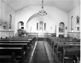 Barberton, 1954. Roman Catholic Church interior.