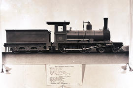 Cape 1st Class 4-4-0 built by Avonside & Neilson 1878/80. All were sold or scrapped by 1910 e...