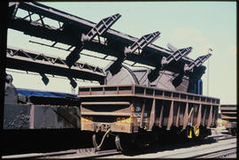 Port Elizabeth, September 1984. SAR type CR-2 manganese wagon at Port Elizabeth Harbour. [Z Craff...