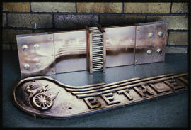 Name plate of locomotive 'Bethulie'.