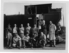 Pretoria, circa 1970. Group at mechanical workshop next to NZASM 46 tonner. Could be men involved...