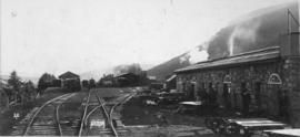 Touws River, 1895. Station buildings looking north. (EH Short)