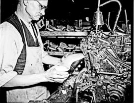Port Elizabeth, 1948. Shoe factory.