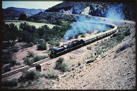 George district, October 1970. SAR Class GEA on Historic Transport Association special train comm...