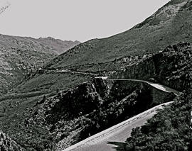 Franschhoek district, 1950. Franschhoek Pass.