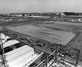 Johannesburg, circa 1979. Jan Smuts Airport. Construction.