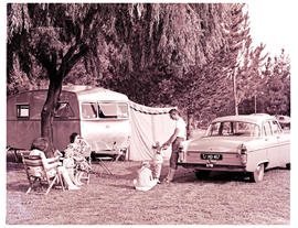 "Bethlehem, 1960. Caravan park."