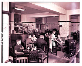 Springs, 1954. Station tea room
