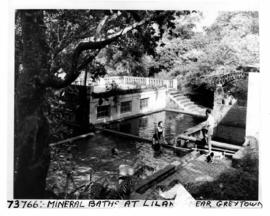 Greytown district, 1964. Lilani hot springs and mineral baths.