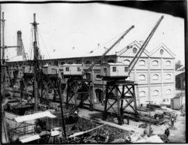 Cape Town, 20 January 1904. Power station in Table Bay Harbour. Exterior.