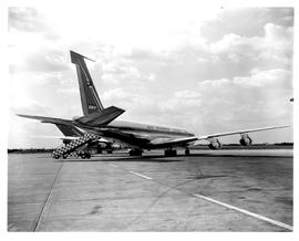 Johannesburg, 1965. Jan Smuts Airport. SAA Boeing 707 ZS-DYL 'Bloemfontein'.