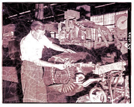 "Uitenhage, 1957. Goodyear tyre factory."