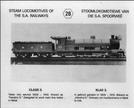SAR postcard series No 26: NGR Class 3 'Hendrie D'.