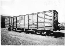 Germiston. SAR type OZR-6 No 19186 closed fruit wagon. SEE N42078.