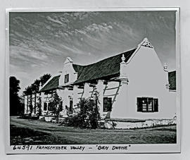 Paarl district, 1956. Bien Donne homestead.