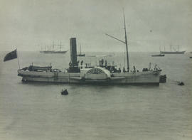Paddlewheel ship 'Johan Patteson'.