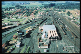 
Aerial view of railway yard. [CF Gunter]
