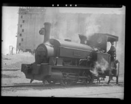 Cape Town, 20 April 1923. Shunting engine 0-4-0 ST No 17 built by Black, Hawthorn & Co 1171 o...