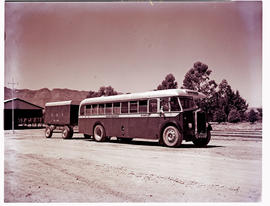 Prince Alfred Hamlet, 1952. SAR Albion bus No MT6178 with SAR trailer No MT2146.