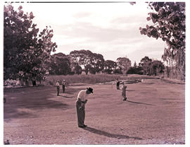 Springs, 1953. Golfing at Geduld golf course.