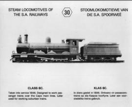 SAR postcard series No 30: CGR 6th Class built 1893 later SAR Class 6.
