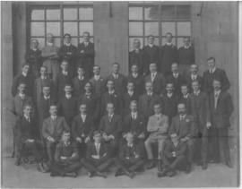 Johannesburg, 1915. Accounting staff at headquarters.