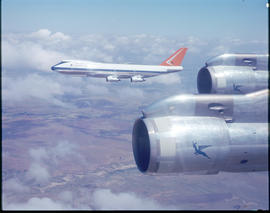 SAA Boeing 747 ZS-SAN 'Lebombo' in flight.