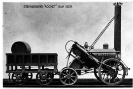 England. Stephenson's Rocket built 1829.
