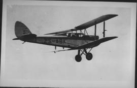 Union Airways de Havilland DH.60G Gipsy Moth Coupe ZS-ABK 'Piet Retief' in flight.