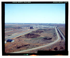 Bapsfontein, September 1984. Aerial view of Sentrarand. [T Robberts]