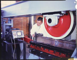 January 1976. Ultrasonic testing of welding quality. [R Liebenberg]