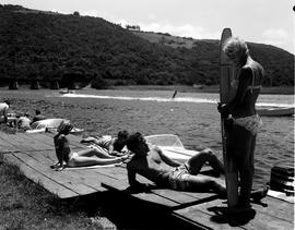 "Wilderness, 1968. Sunbathing at the lagoon."