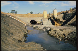 Richards Bay, 1985. Excavation at the coal terminal at Richards Bay Harbour.