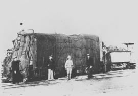 NGR No 48 'Havelock' armoured with rope during the Anglo-Boer War and named 'Hairy Mary'.