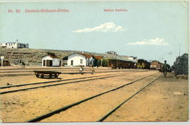 Seeheim, South-West Africa. Railway station.