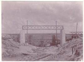 Circa 1900. Anglo-Boer War. Taaibosch Spruit before second girder is drawn up.