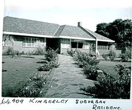 "Kimberley, 1956. Private residence."