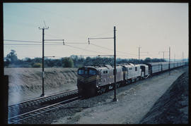 Bloemfontein district, June 1983. Trans-Oranje passenger train. [T Robberts]