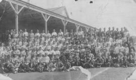 Bloemfontein, 1919. Boiler shop staff.
