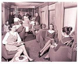 "1972. Blue Train lounge car."